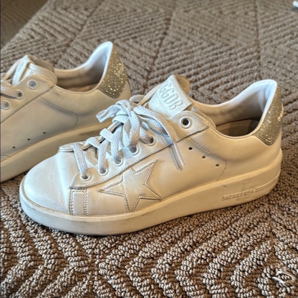 GOLDEN GOOSE pure star sneakers white sparkle authentic excellent condition 36 - Picture 4 of 9